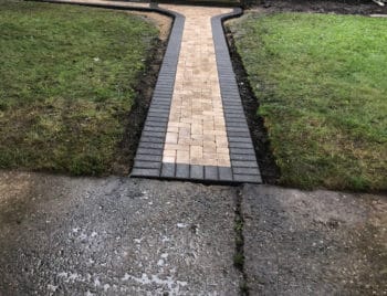 brick walkway pattern